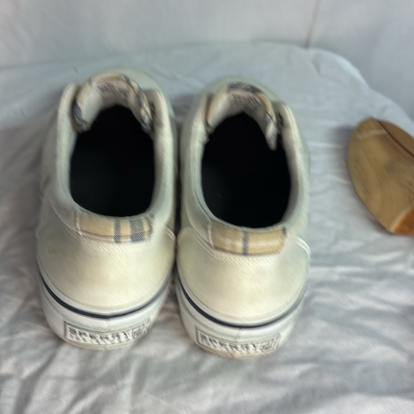 Sperry Men’s Top-Sider Halyard Laceless White Casual Shoes Size 9 - Picture 8 of 8